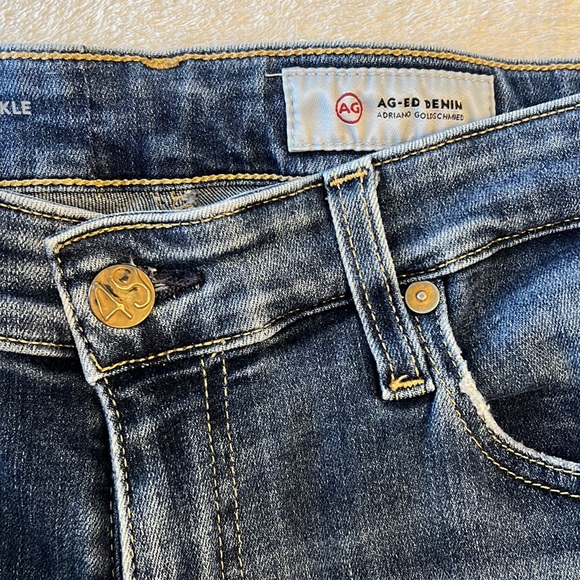 AG Farrah Skinny Ankle High Risr Sz 30 Regular - Picture 6 of 9